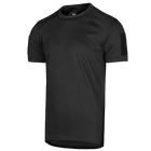 Футболка чоловіча тактична польова повсякденна футболка для спецсужб (XL) Чорний (OPT-6561) - зображення 1