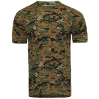 Футболка тактическая мужская летняя повседневная футболка для силовых структур S Marpat Brown (OPT-2401) - изображение 4