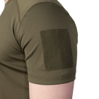 Футболка мужская тактическая полевая повседневная футболка для спецсужб (XXL) Олива (OPT-6561) - изображение 5