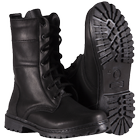 Берці польові зносостійкі черевики для силових структур KOMBAT 39 Чорний (OPT-24481) - зображення 1