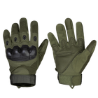 Рукавички тактичні вентиляційні універсальні рукавиці для спеціальних та силових підрозділів L Олива (OPT-6551) - зображення 1