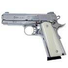 Стартовий пістолет Kuzey 911 SX#3 Shiny Chrome Plating/White Grips - зображення 1