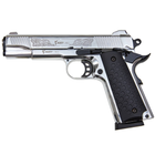 Стартовий пістолет Kuzey 911#6 Matte Chrome Plating, Engraved/Black Grips - зображення 3