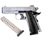 Стартовий пістолет Kuzey 911 SX#1 Matte Chrome Plating/Black Grips - зображення 3