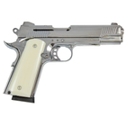 Стартовий пістолет KUZEY 911#3 Shiny Chrome Plating/White Grips - зображення 4