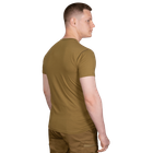 Футболка чоловіча тактична польова повсякденна футболка для спецсужб XXL Койот (OPT-7181) - зображення 4
