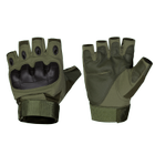 Рукавички тактичні польові універсальні рукавиці для мисливців та силових структур L Олива (OPT-5151) - зображення 1