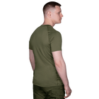 Футболка чоловіча тактична польова повсякденна футболка для спецсужб (XL) Олива (OPT-9331) - зображення 4