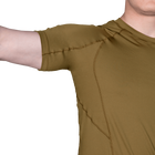 Футболка мужская тактическая полевая повседневная футболка для спецсужб (XXXL) Койот (OPT-9331) - изображение 5