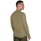 Лонгслів тактичний універсальний повсякденна футболка для занять спортом Хакі L (OPT-32641) - зображення 4