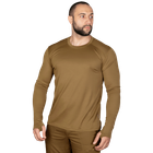 Чоловічий лонгслів тактовний чоловіча футболка з довгим рукавом для силових структур (L) Койот (OPT-8561) - зображення 2