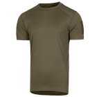 Футболка мужская тактическая полевая повседневная футболка для спецсужб (S) Олива (OPT-6561) - изображение 1