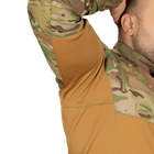 Рубашка тактическая полевая износостойкая летне-весенняя рубашка KOMBAT (XL) Multicam/Койот (OPT-26901) - изображение 8