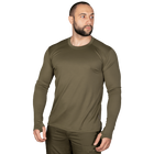 Чоловічий лонгслів тактичний чоловіча футболка з довгим рукавом для силових структур L Оліва (OPT-8561) - зображення 2