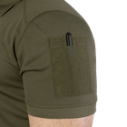 Поло футболка тактична польова повсякденна футболка для силових структур Оліва (OPT-9601) - зображення 5