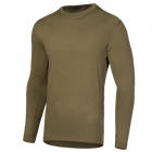 Чоловічий лонгслів тактова чоловіча футболка з довгим рукавом для силових структур XL Оліва (OPT-7101) - зображення 1