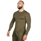 Лонгслив тактичечкий мужская футболка с длинным рукавом для силовых структур XL Олива (OPT-7101) - изображение 3
