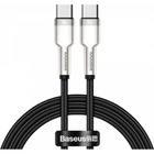 Кабель Baseus Cafule Metal Type-C to Type-C 100W (1m) Black (CATJK-C01)