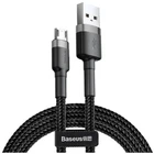 Кабель Baseus Cafule Cable USB 2.4A 0.5M Black (CAMKLF-AG1)