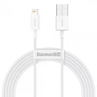 Кабель Baseus Superior Series Fast Charging Data Cable USB to Lightning 2.4A 2m White (CALYS-C02)