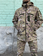 Куртка тактическая военная форма ЗСУ демисезонная Софт Шелл Мультикам 56-58 (194320) - изображение 1