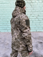 Військовий піксельний Костюм тактичний камуфляжна форма для ЗСУ софтшел демисезон піксель 56-58 (194317) - зображення 3