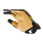 Рукавички тактичні Mechanix Wear M-Pact Leather Fingerless Framer Gloves Brown S (LFR-75) - зображення 7