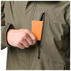 Куртка штормова 5.11 Tactical Force Rain Shell Jacket RANGER GREEN 2XL (48362-186) - изображение 5
