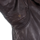 Куртка льотна шкіряна Sturm Mil-Tec Flight Jacket Top Gun Leather with Fur Collar Brown 2XL (10470009) - изображение 9