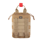 Підсумок медичний P1G-Tac Tactical trauma kit pouch Coyote Brown (P190058CB) - зображення 2