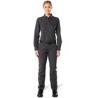 Рубашка тактическая женская 5.11 Tactical Women's Fast-Tac Long Sleeve Shirt Charcoal S (62388-018) - изображение 5