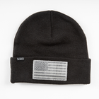 Шапка 5.11 Tactical Cuffed Flag Bearer Beanie Black (89162-019) - зображення 1