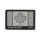 Нашивка 5.11 Tactical Canada Flag Patch Charcoal (81209-018)