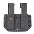 Паучер ATA-GEAR Double Pouch v.1 ПМ/ПМР/ПМ-Т (правша/шульга) Black (DP1PMAKA-BK) - зображення 1