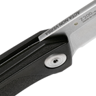 Ніж складний ANV Knives Z200 (Liner lock GRN Plain edge) Black (ANVZ200-039) - изображение 4