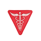 Нашивка на липучці Sturm Mil-Tec Medical Patch PVC 3D Red (16830810)