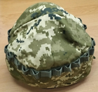 Кавер чехол на шлем (каску) Molle 63W18ТТ универсальный Пиксель - изображение 5