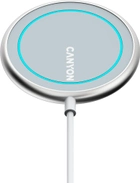 Бездротовий зарядний пристрій Canyon WS-100 для iPhone Silver (CNS-WCS100) - зображення 2