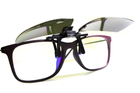 Полярізаційна накладка на окуляри (чорна) - зображення 2