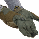 Перчатки тактические с закрытыми пальцами Zelart Military Rangers 9875 M Olive - изображение 3
