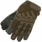 Перчатки тактические с закрытыми пальцами Zelart Military Rangers 9875 L Olive - изображение 4