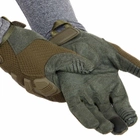 Рукавички тактичні із закритими пальцями Zelart Military Rangers 9875 XL Olive - зображення 3