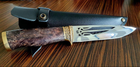 Нож в кожаном чехле Трезубец, 30х6,5см - изображение 1