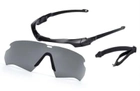 Балстичні окуляри ESS Crossbow Suppressor Black w/Smoke Gray One Kit - зображення 1