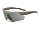 Баллистические очки ESS Crossbow Terrain Tan w/Smoke Gray - изображение 1