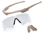 Баллистические очки ESS Crossbow Suppressor Terrain Tan One Kit w/Clear - изображение 1
