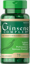 Женьшень Puritan's Pride Ginseng Complex 75 капсул