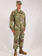 Комплект куртка+брюки огнестойкая армейская боевая форма US Army FR Мультикам M/S - изображение 1