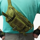 Тактическая военная сумка на плечо 5 л - изображение 3