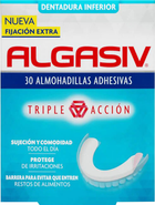 Podkładki samoprzylepne Algasiv Denture Fixative Seals Down do utrwalający protezy zębowe 30 szt (8413853531003) - obraz 1